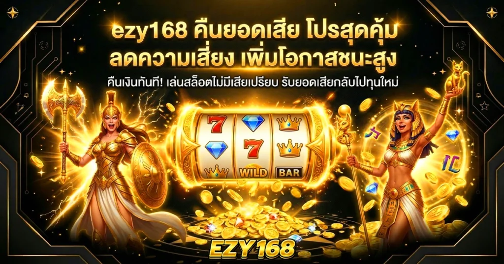 ezy168 คืนยอดเสีย โปรสุดคุ้ม ลดความเสี่ยง เพิ่มโอกาสชนะสูง